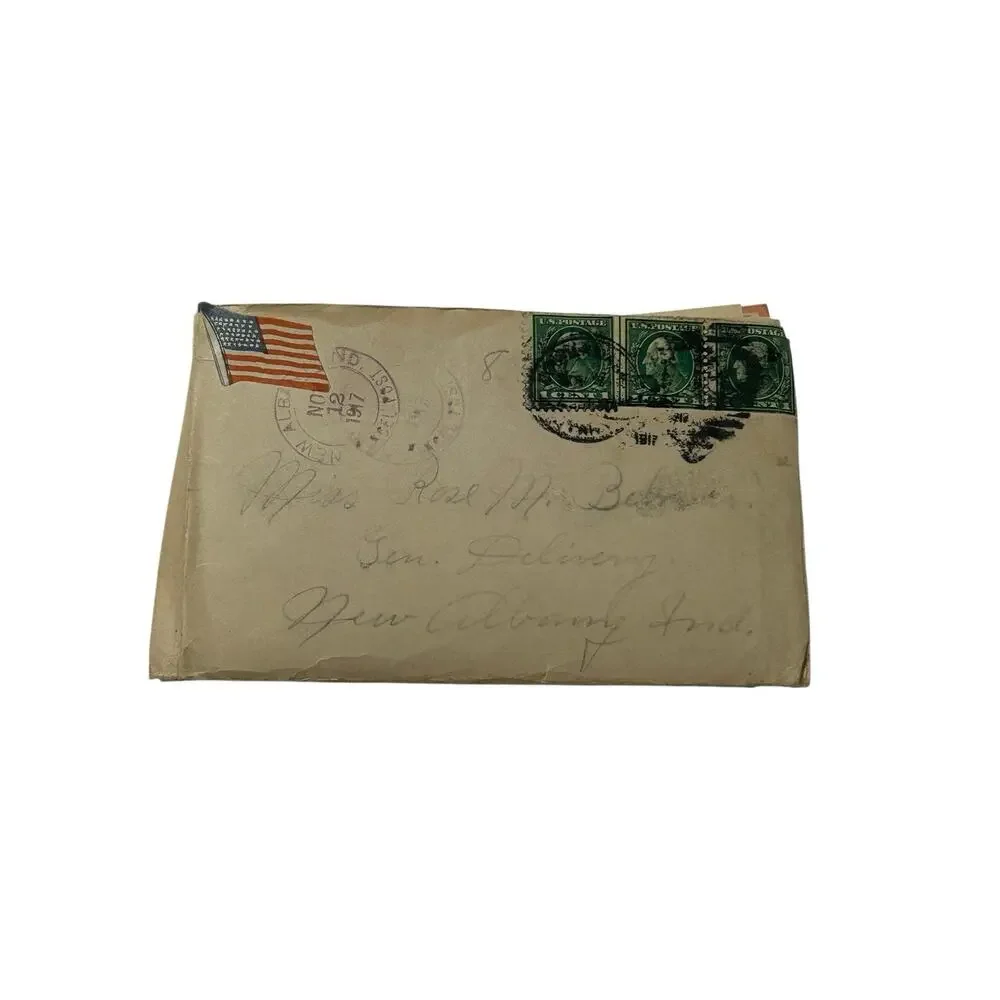 Vintage Postal History Cover With Original Love Letter Included Romantic Letter